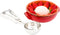 Restaurantware Met Lux 3 Ounce Gelato Scoop 1 Ambidextrous Ice Cream Scoop - Built-In Blade Dishwashable Stainless Steel Cookie Dough Scoop Comfor...