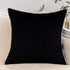 Yangest Black Patchwork Velvet Throw Pillow Cover with Gold Striped Leather Cushion Case Modern Luxury Pillowcase for Sofa Couch Bedroom Living Ro...