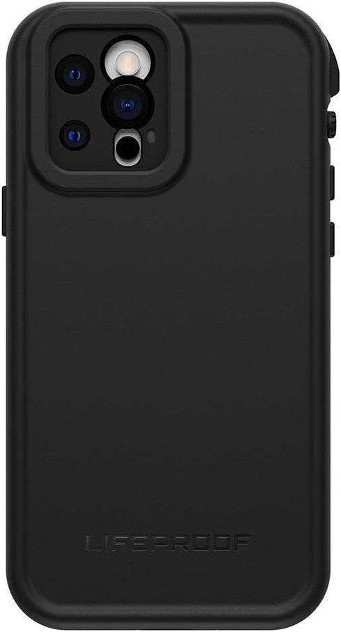 LifeProof iPhone 12 Pro FR? Series Case - BLACK, waterproof IP68, built-in screen protector, port cover protection, snaps to MagSafe...