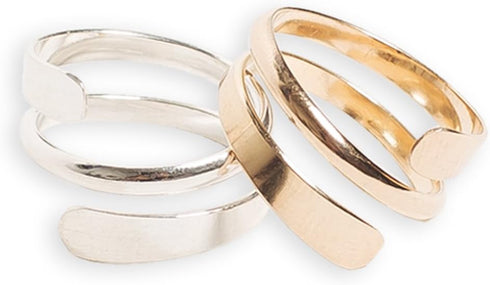 Toe Ring | Pipeline 14K Gold Fill | Adjustable Ring For Foot Or Midi | Unisex Ring for Men or Women...