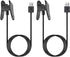 Charger for Garmin Vivosmart 4, Replacement Charging Data Cable Clip Cord for Garmin Vivosmart 4 (Black, 2Pack)...