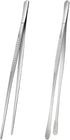 2Pcs 12" Kitchen Tweezers Tongs, Cooking Tweezers, Chef Tweezers Tongs for Cooking, Long Handle Food Tweezers for Plating & BBQ, Stainless Steel C...