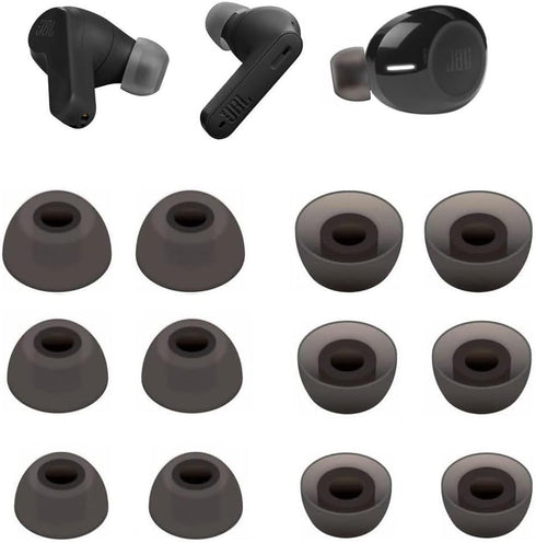 Replacement Ear Tips Compatible with JBL Vibe 200TWS Earbuds, Silicone Ear Buds Ear Cap Ear Plug Eartips Replacement for JBL Earbuds,S/M/L 3 Size ...
