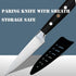 Paring Knife 3.5 inch Small Kitchen Knife Manual Sharpened 5Cr15Mov Stainless Steel Fruit Knife Full Tang with 3 Rivets in Ergonomic Pakkawood Han...