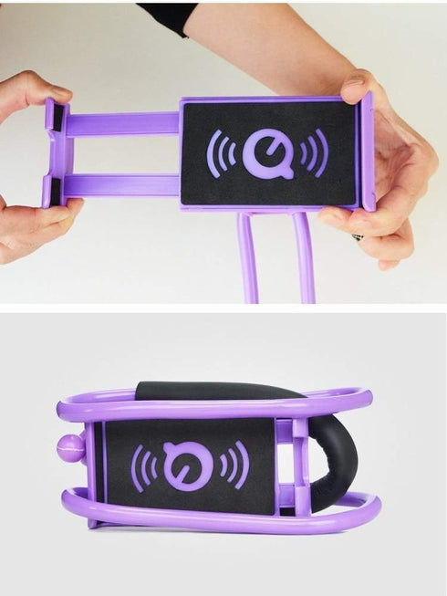 Chapter Seven Universal Smart Mobile Phone Stand,Hanging on Neck Cell Phone Mount Holder, Flexible Lazy Bracket DIY Free Rotating for Multiple Fun...