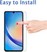 (2 Pack) Designed for Samsung Galaxy A34 5G Tempered Glass Screen Protector 9H Anti Scratch HD Clear Bubble Free...