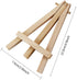 30 Pack 5" Mini Wood Display Easel,Natural Wood Display Stand for Displaying Small Canvases,Business Cards,Photos,DIY Crafts,Home Decorations (2.7...