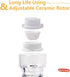Salt Pepper Grinder Mill Arcylic,the Best Peppercorn Grinder with Adjustable Mill-Clear...