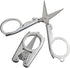 12Pcs Small Folding Scissors Portable Travel Scissors Stainless Steel Cutter Mini Scissors Set for Home Office and Travel Trip Scissors...