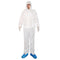 ETERNA Hazmat Suits-Disposable Protective Coverall with Hood, Zipper, Elastic Wrists, Shoe Covers for Men & Women, Shield from Dirt, Dust, Paint (...