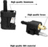 1/4 inches 6mm Barb Female Fuel Line Quick Connector and 1/4 inches 6mm Male Fuel Connector with Most Portable Fuel Tank for Yamaha Outboard Motor...
