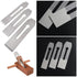 2 Pack 38MM / 1.5inch Wide Replacement Bench Plane Blades Iron Plate Knife for Woodwork Hand Planer Carpentry Edge Trimming Saw DIY Tool Set Parts...