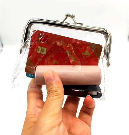 3 Pieces Clear Coin Purse?Transparent Change Purse?Jelly Wallets ?PVC Kiss-Lock Clear Wallet for Wome (white)...