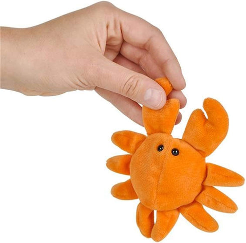 Forest & Twelfth Stuffed Crab, Single Mini Stuffed Animal Plush Toy for Kids, Ocean Party Favors and Goody Bags, Classroom Treasure Box Prizes, St...