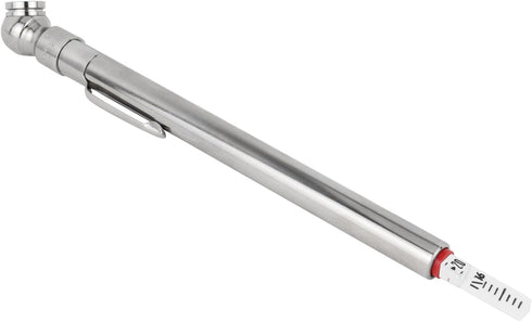 Milton S-920 Pencil Tire Pressure Gauge With Tread Depth Gauge, Built-in Deflator Valve, For Higher-Pressure Automobile Tires, Durable Plated Bras...