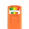 5 LED EMF Meter Magnetic Field Detector Ghost Hunting Paranormal Equipment Tester Counter (Orange)...