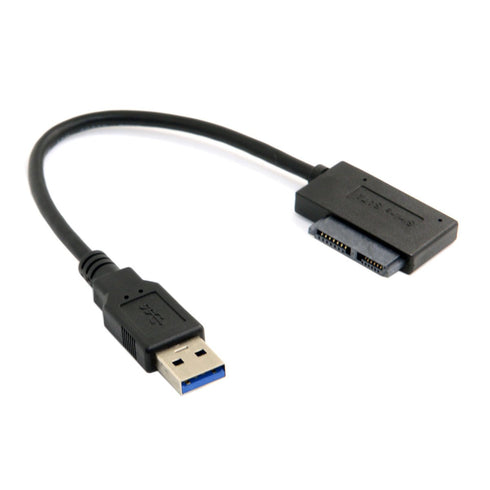 chenyang CY USB 3.0 to 7+6 13Pin Slimline SATA Cable Adapter for Laptop CD DVD ROM Optical Drive...