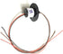 Taidacent 3 Wires 4 Wires 5A 10A 15A 30A Electrical Slip Ring Collector Ring Rotary Electrical Contact Joint Rotary Connector Commutator (3 Wires ...