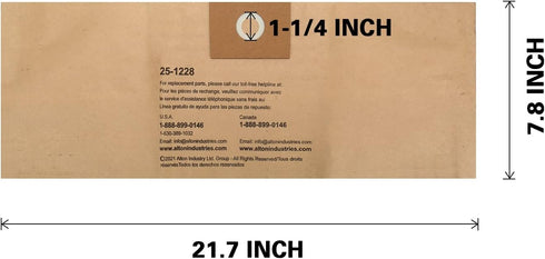 Stanley 25-1228 Disposable Filter Dust Bag Fits 2.5-3.5 Gallon Wet/Dry Vacuum Cleaner Compatible With SL18136, 3 Pack...
