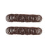100 Pieces Small Baby Girls Hair Elastics Hair Ties Ponytail Holders Hair Bands for Kids(2 mm x 2.5 cm,Brown)...