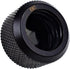 Alphacool 17264 Eiszapfen 16mm HardTube Compression Fitting G1/4 - knurled - deep Black Water Cooling Fittings...