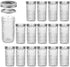 VERONES Mason Jars 12 OZ, Canning Jars Jelly Jars With Regular Lids, Ideal for Jam, Honey, Wedding Favors, Shower Favors,15 PACK...