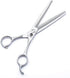 6.5" European Style Silver Pet Grooming Scissors, Dog Thinning Shear, Puppy Grooming Tools for Professional Pet Groomer...