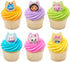 Gabby's Dollhouse Magical Cupcake Rings Toppers 24 Count...