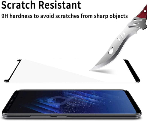Galaxy S8 Plus Screen Protector, 3 Pack Tempered Glass Screen Protecto?3 Pack ?3D Glass 9H Hardness Tempered Glass Screen Protector for Samsung Ga...
