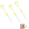 3 Pack Tongue Scrapers 100% BPA Free - Dual Sides Tongue Scraper Cleaner Help Fight Bad Breath (Yellow)...