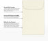 LUXPaper #1 Coin Envelopes | 2 1/4" x 3 1/2" | Natural | 80lb. Text | 50 Qty...