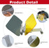 Car Sun Visor,2 in 1 Anti-Glare Visor Sun Visor Extender,Anti Glare Mirror,Car Transparent Anti Glare HD Glass Car Visor Extender Sun Blocker for ...