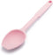 GreenLife Cooking Tools and Utensils, Silicone Spoon for Scooping Scraping and Mixing, Heat and Stain Resistant, Dishwasher Safe, Soft Pink...