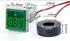 Digital Display AC Current Indicator, 22mm Square Head LED Current Tester 0~100A Ammeter Monitor (Red)...