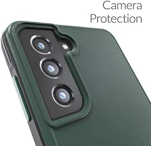 Crave Slim Guard for Galaxy S21 Case, Shockproof Case for Samsung Galaxy S21, S21 5G (6.2 inch) - Forest Green...