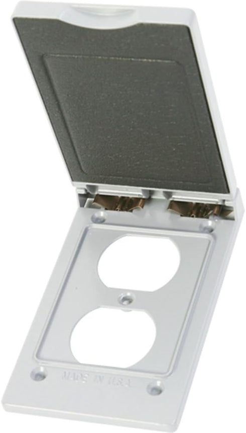 Greenfield Made in The U.S.A. CDRVWS Series Weatherproof Electrical Outlet Box Cover White...