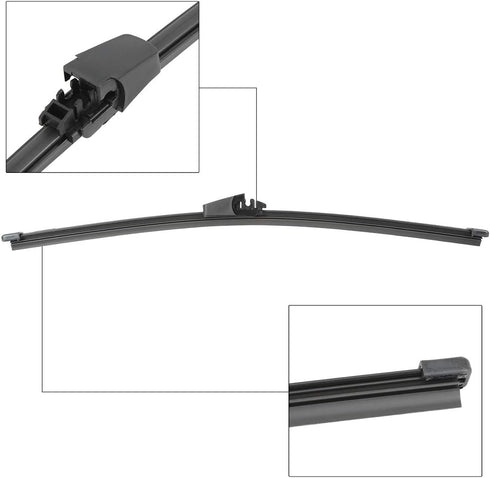 X AUTOHAUX Rear Windshield Wiper Blade Arm Set for VW Tiguan 2007-2015 - 330mm 13inch...