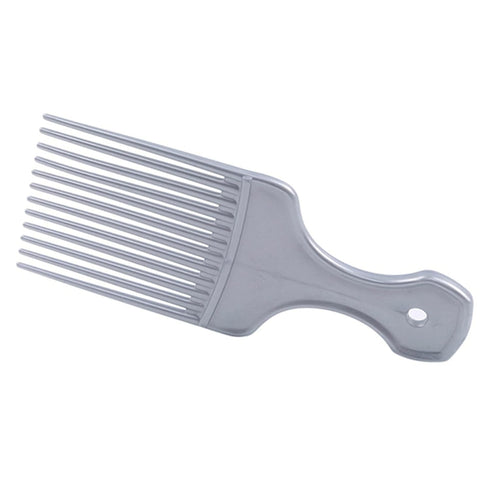 1Pc Grey Salon-Style Hair Pick and Barber Comb - Pick Comb for Curly Hair and Parting Comb Hair Care Comb for Thick Hair Quality Barber Supplies, ...