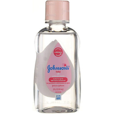 Johnson & Johnson Baby Oil, 3 Count, 3 Fl Oz...