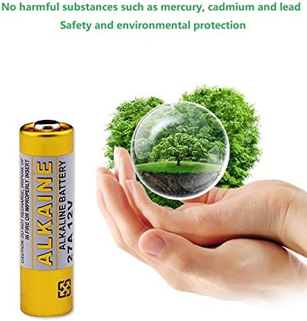 Cotchear 10Pcs 12V 27A Alkaline Battery 27A 12 Volt Batteries 27A 12V 21/23 E23A Alkaline Batteries...