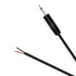Fancasee 6FT 3.5mm 1/8" to Speaker Wire TS Mono Male Plug to Bare Wire Pigtail 3.5mm Jack Connector Adapter Repair Audio Cable for Speaker, Trigge...
