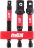 Impact socket adapter, 1/4", 3/8", 1/2",3 Inch, 3 Pieces...