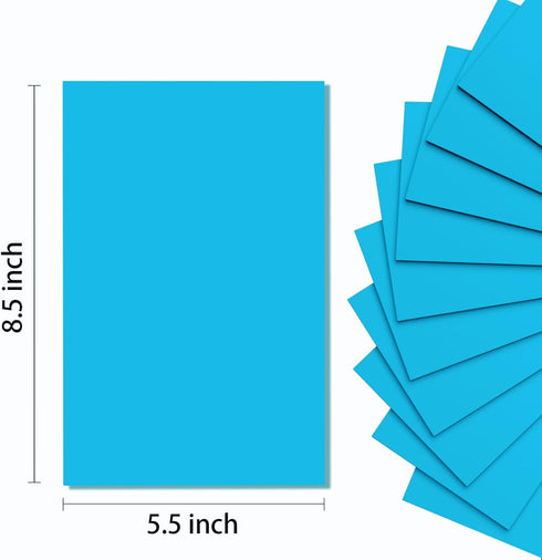 Do²ping Light Blue Foam Sheets Crafts, 8.5x5.5 Inch Eva Craft Foam Paper for Crafts Project Classroom Scrapbook DIY Cosplay (Sky Blue-10 Sheets)...