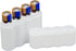 Slimline AAA Battery Case, Soft Durable Material - Pack of 2 (Holds 4 Batteries)...