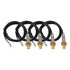 ATO M12 Inductive Proximity Sensor Switch, 4Pcs Non-Shield Detector 4mm NPN Normally Open(NO) Approach Sensor,Directly Connecting with PLC...