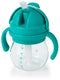 OXO Tot 6 Ounce Transitions Straw Cup with Removable Handles - Teal...