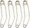 50PCS 54mm(2.1") Curved Safety Pins Silver Quilting Basting Pins, Bent Safety Pins for for Art Sewing,Crafting, Knitting,Garment Fastening and Jew...