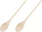 18-Inch Long Handle Wooden Cooking Mixing Spoon, Birch Wood Set of 2...