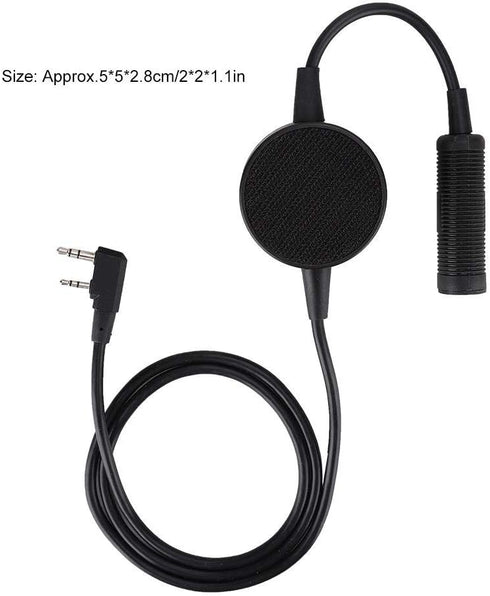 TCI PTT for Radio Walkie Talkie Headset,K Head Headset Push to Talk PTT,TCI Round Waterproof PTT for Two Way Radio Walkie Talkie Fit for ,for Kenw...