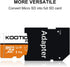 KOOTION 128GB Micro SDXC UHS-I U3 V30 A1 Memory Card - High Speed TF Card for Phone, Camera...
